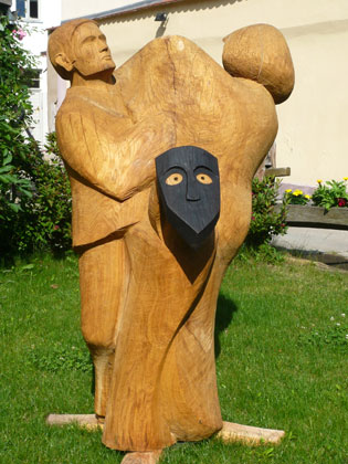 Holz Skulptur Der Tanz